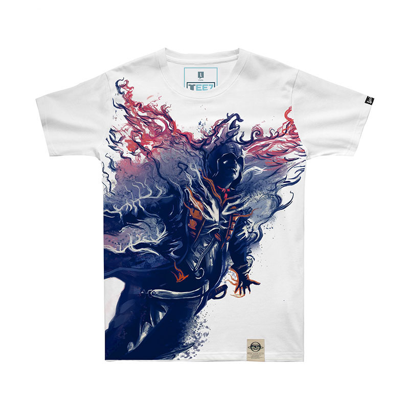 Ink Print Assassin's Creed Unity Tshirts 4XL White Tees | Wishining