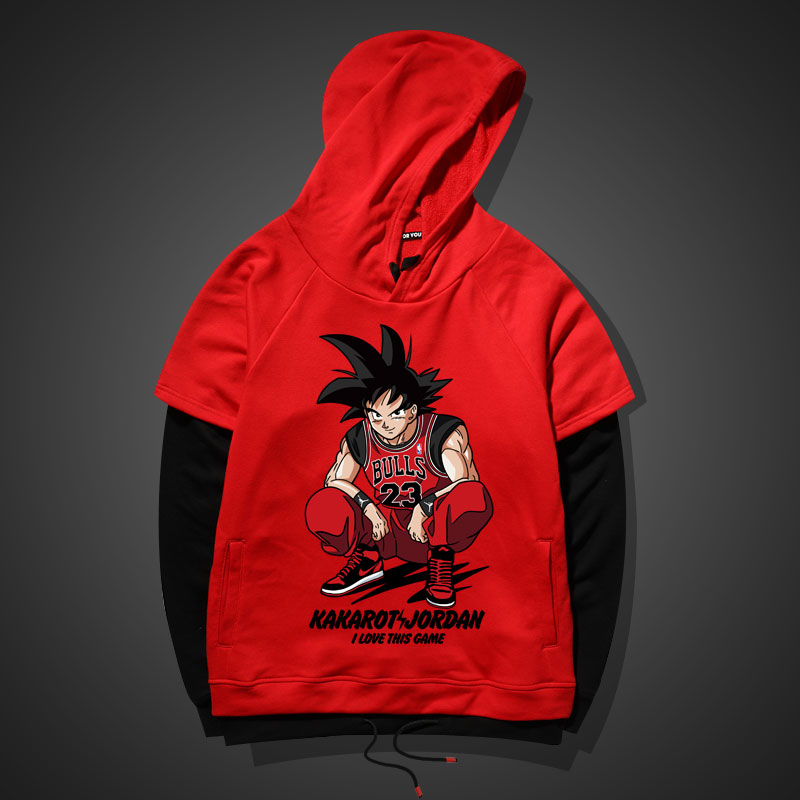 Cool Dragon Ball Z Son Goku Hoodie Dbz Red Sweatshirt