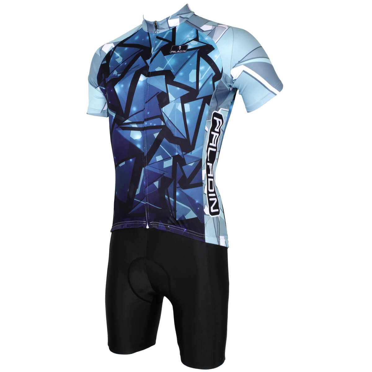 Cool Blue Glass design bike jerseys 