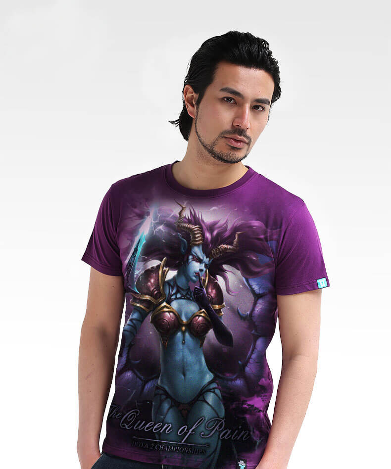 Limited Edition Dota 2 Hero Tees Queen Of Pain Hero T Shirts