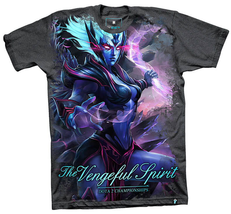 Cool 3d Vengeful Spirit Tshirts Dota 2 Hero Limited Edition