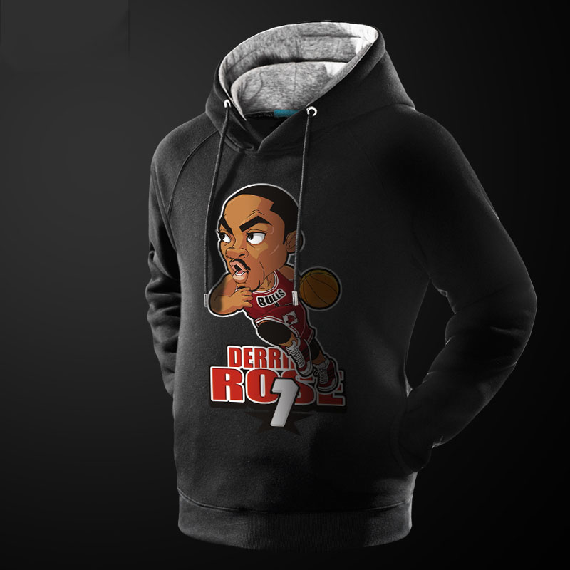 NBA Rose Hoody For Men XXXL Pullover Hoodie | Wishining