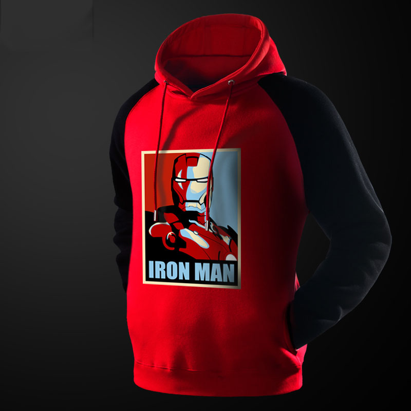 High Quality Superhero Iron Man Sweatshirt Marvel Hero Hoodie | Wishining