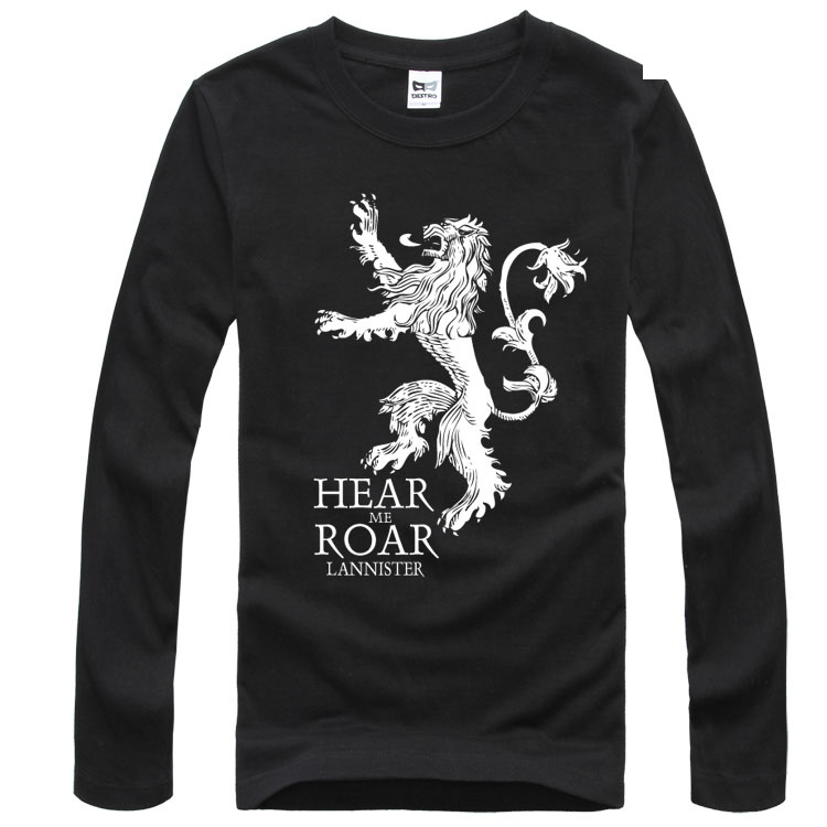 GAME OF THRONES HOUSE LANNISTER HEAR ME ROAR LION TV ADULTS & KIDS T-SHIRT 