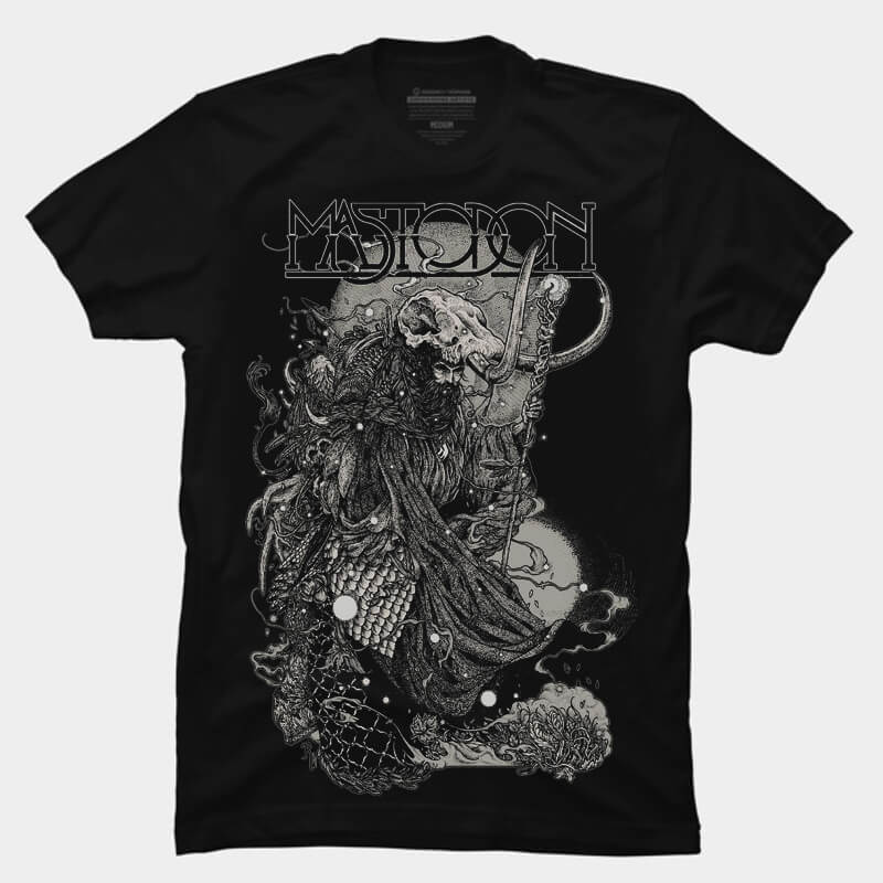Heavy Metal Rock Mastodon Tshirts For Mens | Wishining