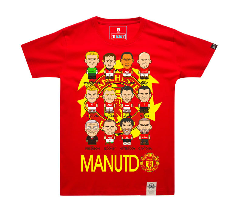 Manchester United T-shirt Cartoon Design | Wishining