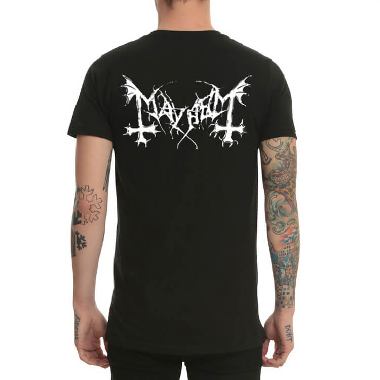 Cool Design Heavy Metal Band Mayhem T-Shirts | Wishining