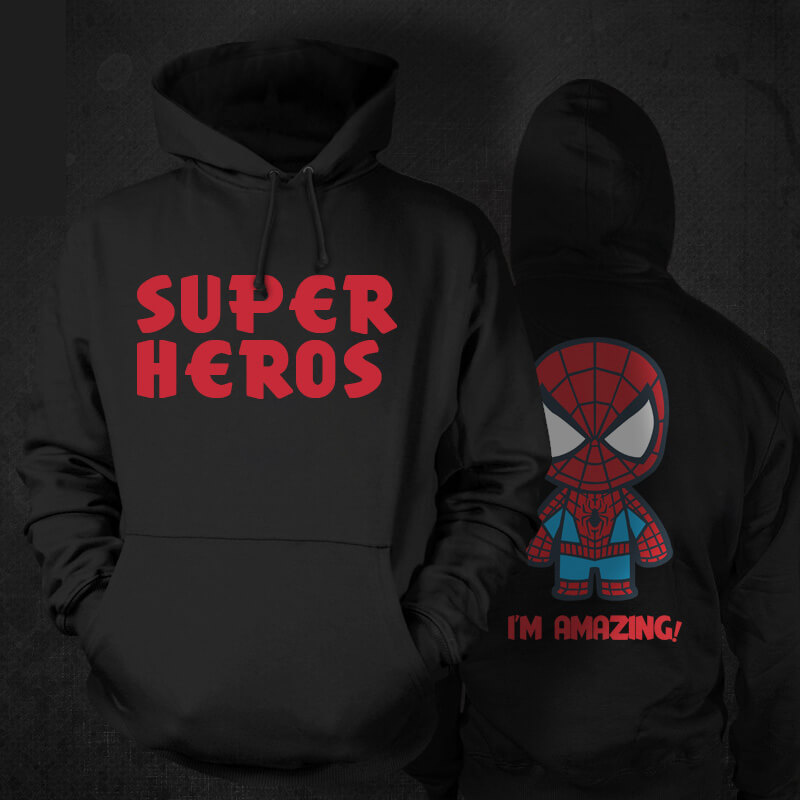 spiderman sweatshirt