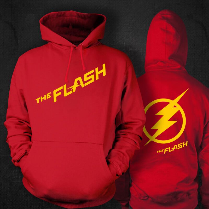 Negro el Flash sudadera para hombre Wishining