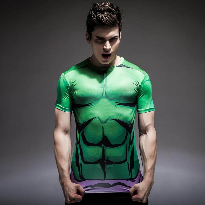 Camisetas de best sale hulk para hombre