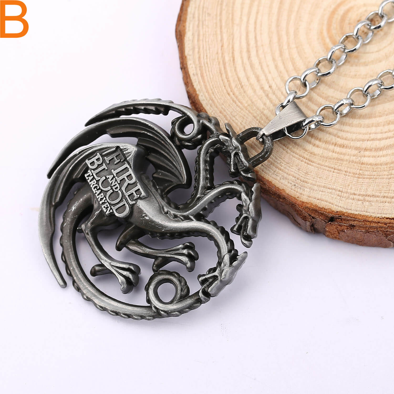 The Game Of Thrones Three-Headed Dragon Necklaces House Targaryen Gift ...