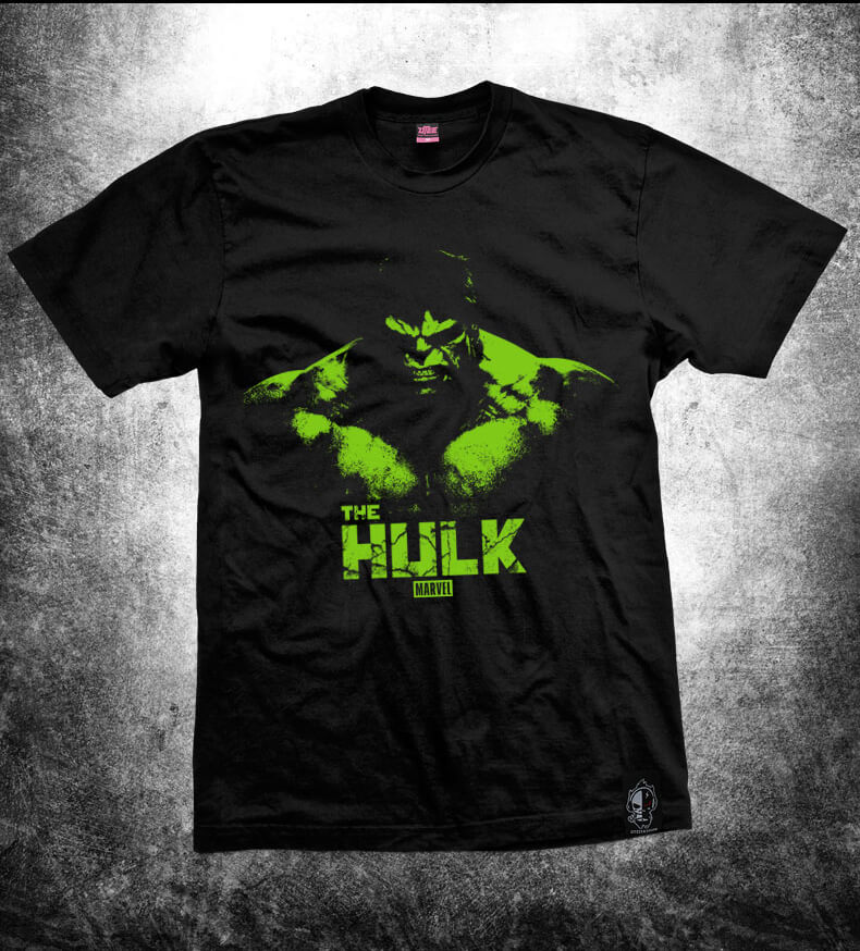 Marvel Hulk Text Camiseta para Hombre