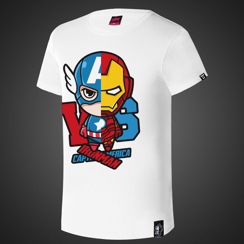 black captain america tshirt