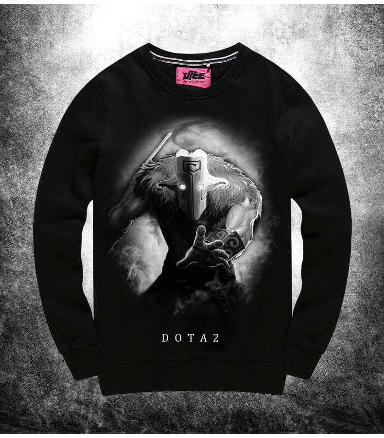 Dota 2 Juggernaut Sweatshirt Men Black Jugger Hoodie Wishining