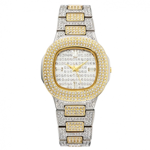 Bussiness Quartz Watch Diamond Watch Stainless Steel Timepiece Ladies Watch