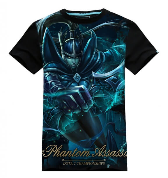 3D DOTA 2 Phantom Assassin T-shirts For Mens