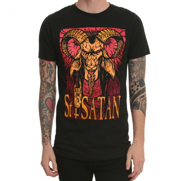 Black Saint Satan T Shirts For Men