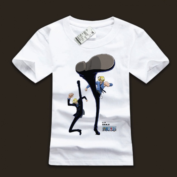 Funny Sanji Design 100% Cotton T-shirts