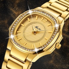 Luxury Women Trending Patek Ladies Wtist Watch Quartz Diamond Gold Watch Christmas Gifts For Women
