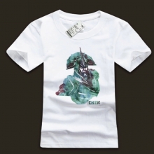 남성의 경우 DOTA 2 첸 영웅 티 잉크 화이트 셔츠