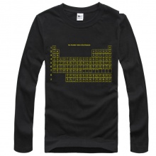 Long Sleeve TBBT Sheldon Periodic Table T-shirts