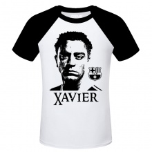 Footall Star Xavier Hernandez Xavi White T-shirts