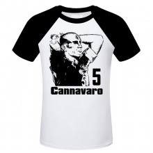White Fabio Cannavaro Tshirts For Mens