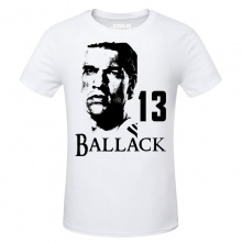 Germany Michael Ballack White Shirts For Man
