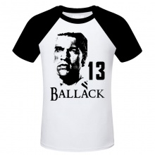 Germany Soccer Star No.13 Ballack T-shirts