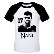 Portugal Soccer Star No.17 Nani Tshirts For Mens