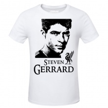 England Soccer Star Steven Gerrard Tshirts For Man