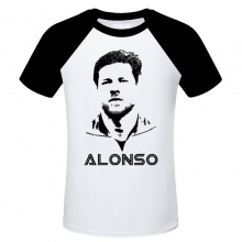 Spain Soccer Star Alonso T-shirts For Mens