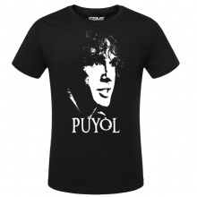 Cool Carles Puyol Black Tshirts For Man