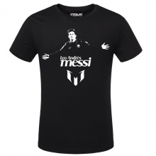 Cool Messi Design Black T-shirts For Mens