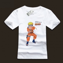 White Uzumaki Naruto T-shirts Naruto Tshirts For Boys