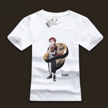 Gaara White T-shirts With Large Size
