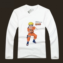 Uzumaki Naruto T-shirts Long Sleeve 3XL Tees For Young Mens