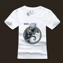 Hatake Kakashi Shirts Naruto White Mens T-shirt