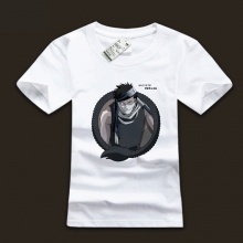 White Naruto Momochi Zabuza T-shirts For Young Mens