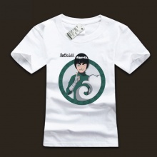 Naruto Rock Lee White T-shirts For Boys