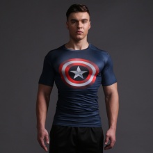 Captain America Youth Compression Shirts 