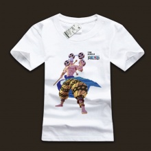 One Piece Enel White O-Neck Tshirts For Young Man