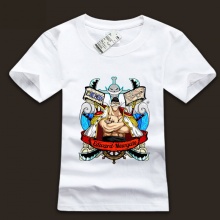 White One Piece Edward Newgate Tshirts For Man