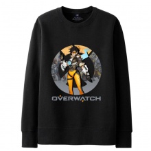 Overwatch Soldier 76 Hoodie For Young black Sweat Shirt
