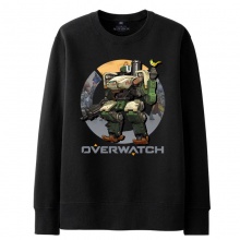 Blizzard Overwatch Bastion Sweatshirt Men black Sweater