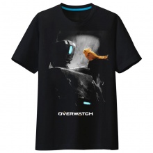 Overwatch Bastion Tee For Mens black T Shirts