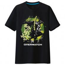 Over Watch Genji Tshirts Mens Black Shirt