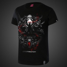 Darkness Overwatch Oni Gengi Tee For Mens Black T Shirts