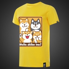Doge Shirts Men Yellow T shirt