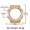 Luxury Rhinestones Quartz Square Casio Watch Cover